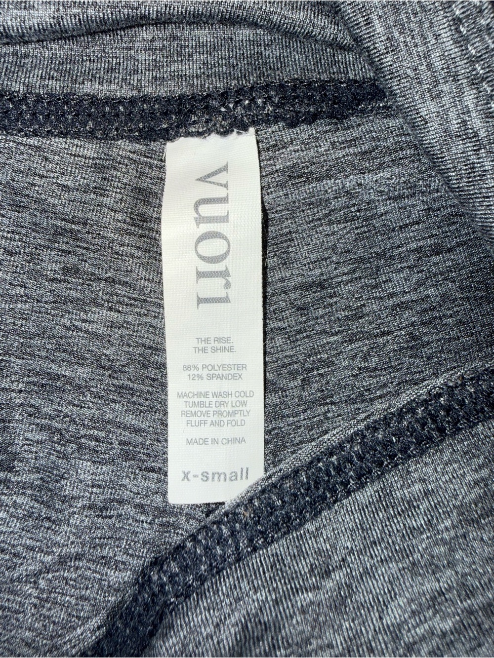 Vuori XS Black Elevate Camo High-Rise Leggings Yoga Pilates Workout Jogger - Picture 4 of 9